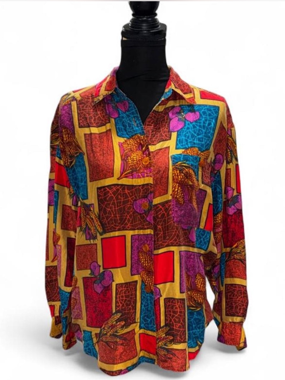 Sk Wear silk vintage top